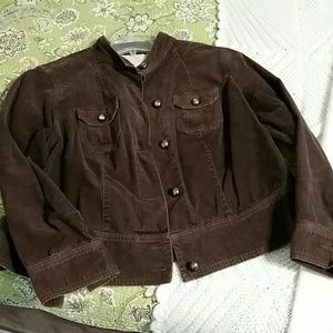 Brown corduroy jacket